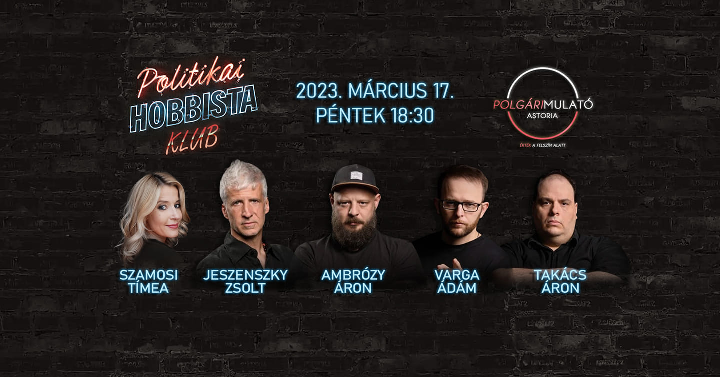 Politikai Hobbista közönségtalálkozó