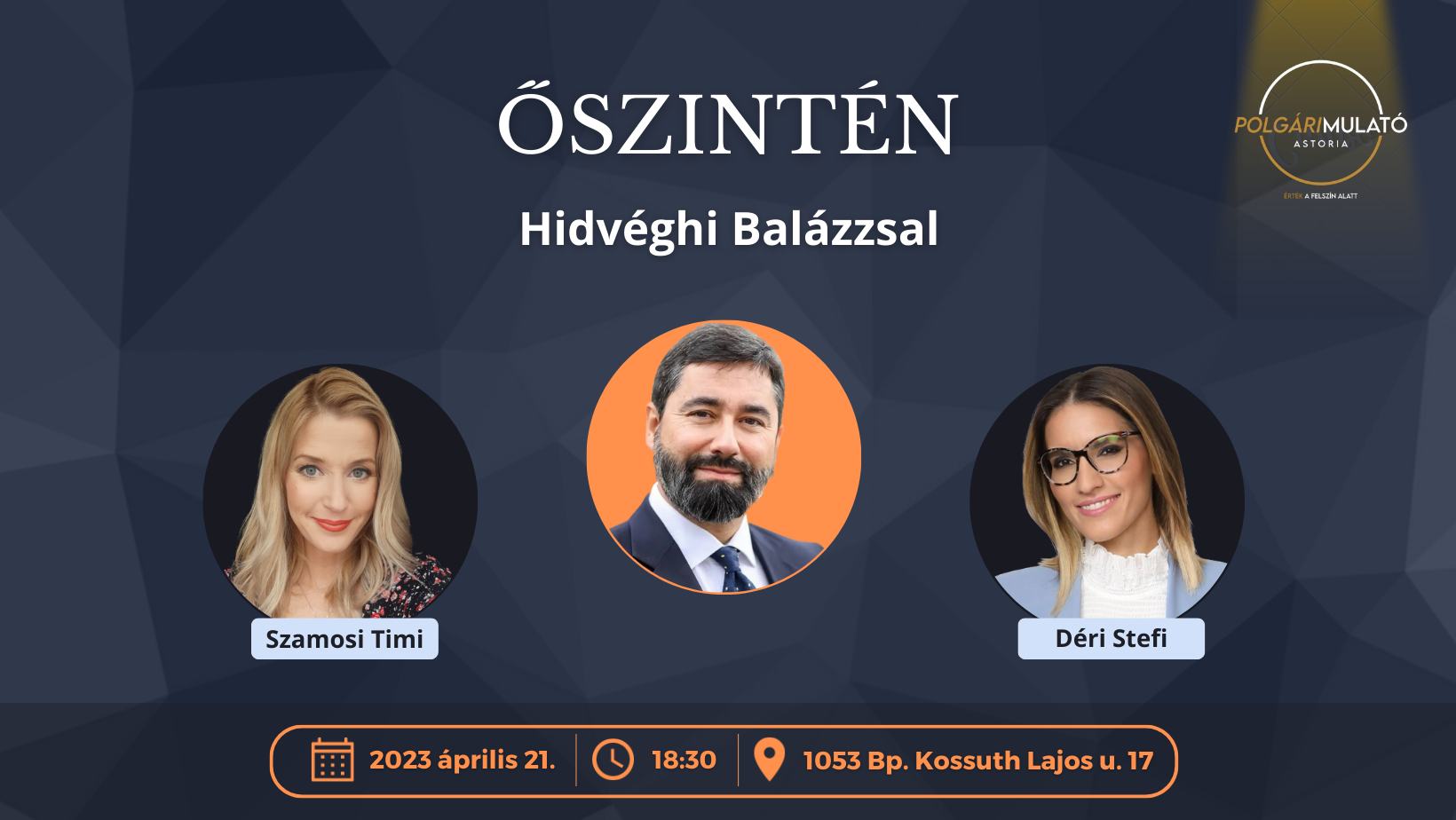 Őszintén - Hidvéghi Balázzsal